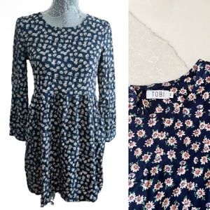 TOBI Navy Blue Dress M